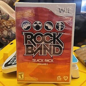 New Sealed Rock Band Track Pack: Vol. 2 Volume (Nintendo Wii, 2008) Complete CIB